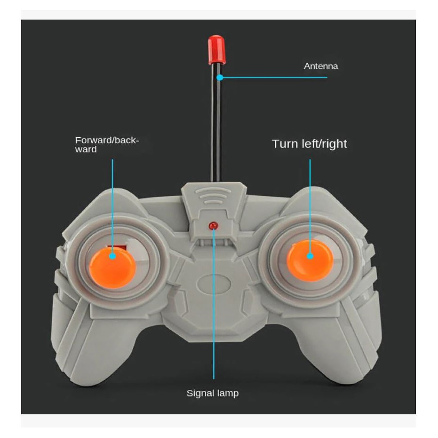 Auto Todoterreno 4x4 Control Remoto Luces Esc 1:20 DBG1622G 4
