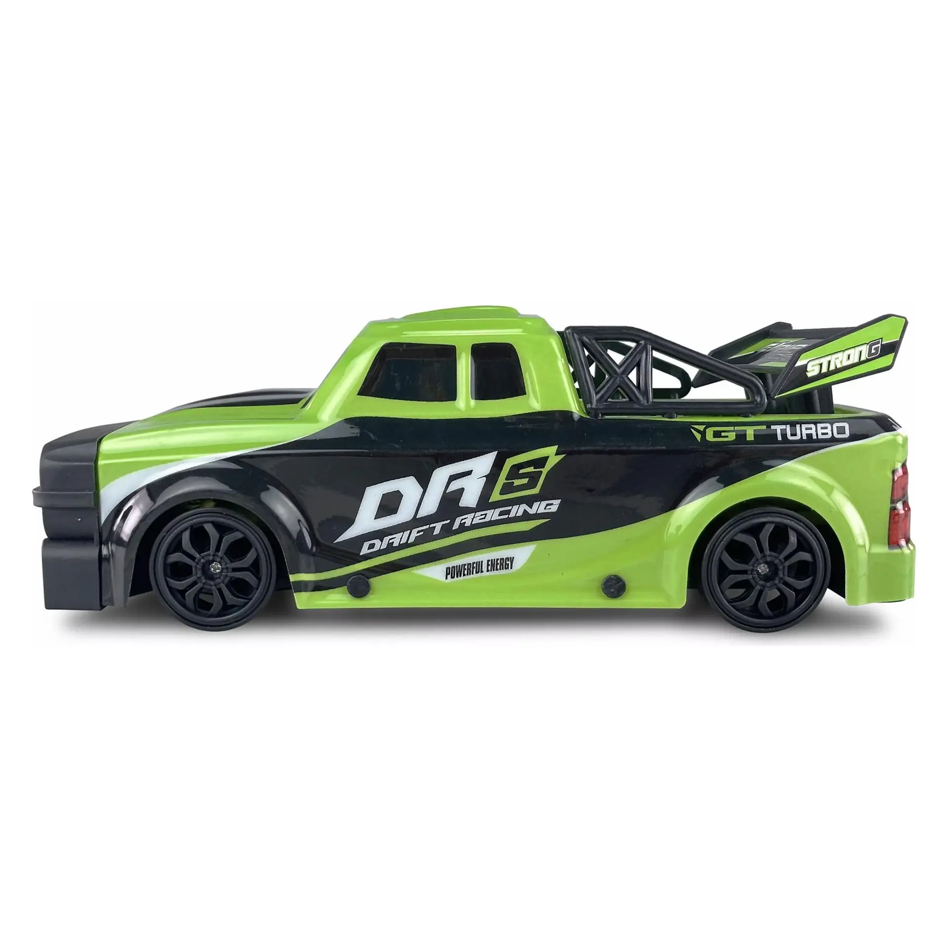 Auto Control Remoto Drift 4 Canales Luces Led DBG1599G Verde 3
