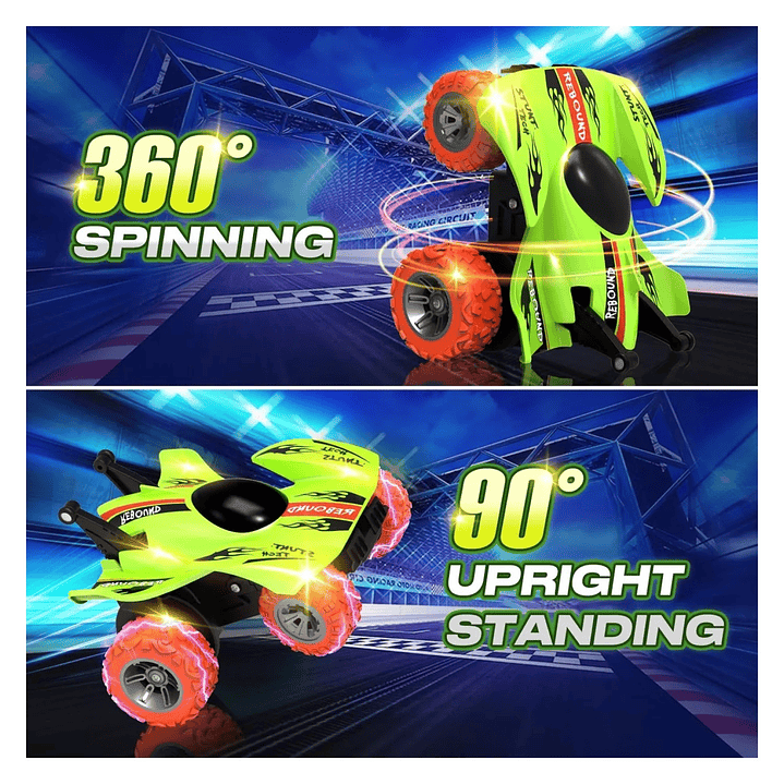 Auto de Acrobacias 360º Control Remoto 4WD 2.4G DBG1582 6