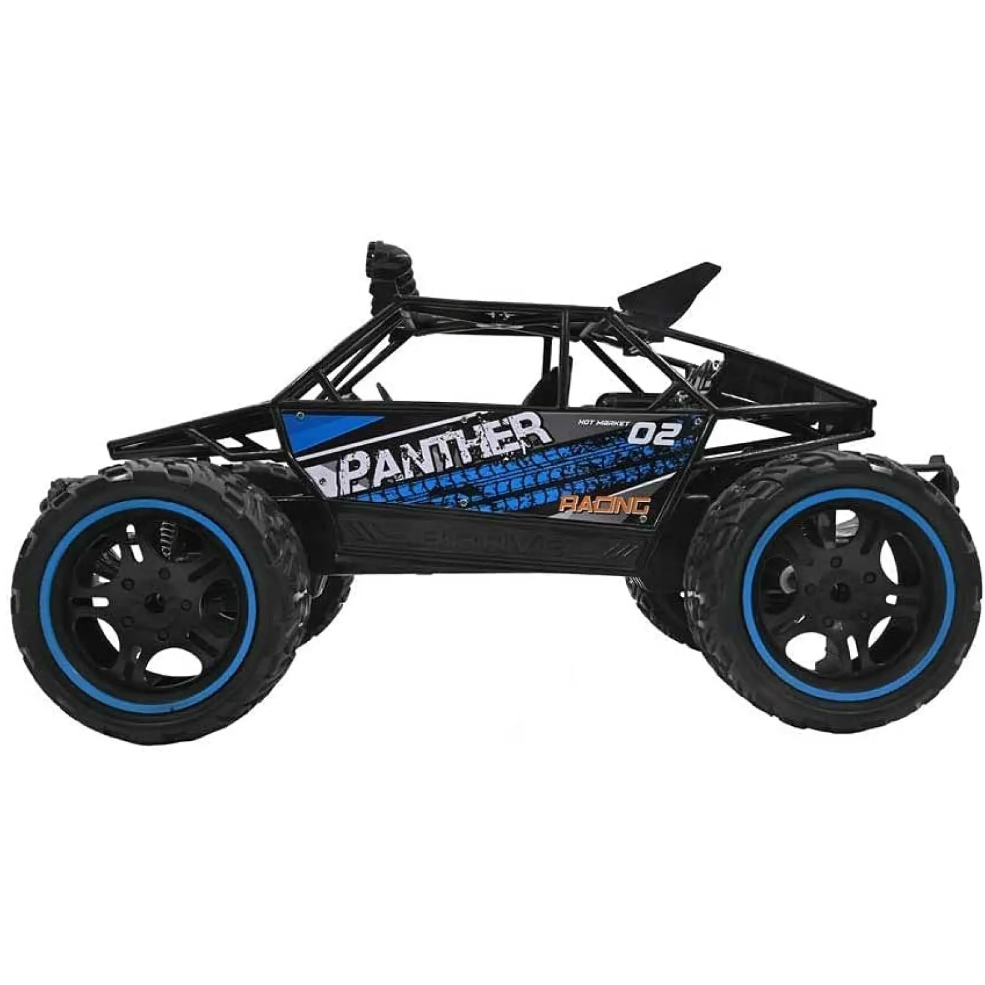 Auto Rally Racer Veloz Control Remoto 2.4G DBG1606BL Azul 2