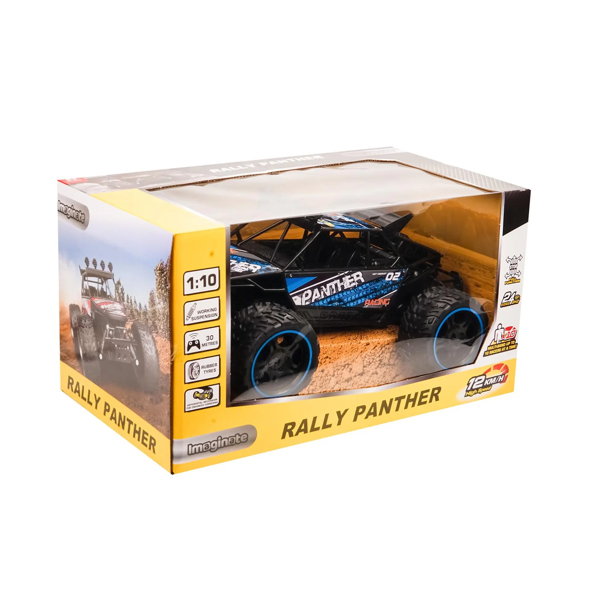 Auto Rally Racer Veloz Control Remoto 2.4G DBG1606BL Azul 7