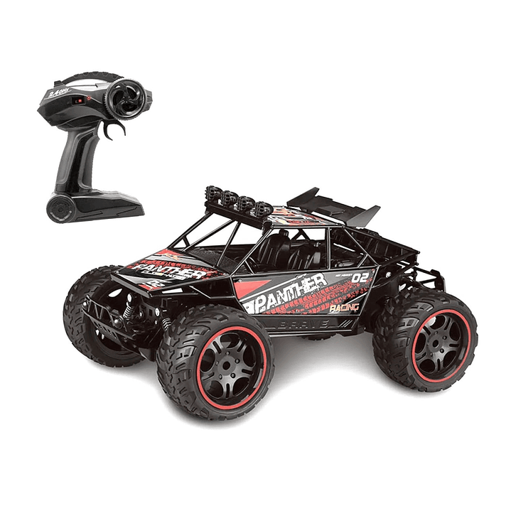 Auto Rally Racer Veloz Control Remoto 2.4G DBG1606R Rojo 1