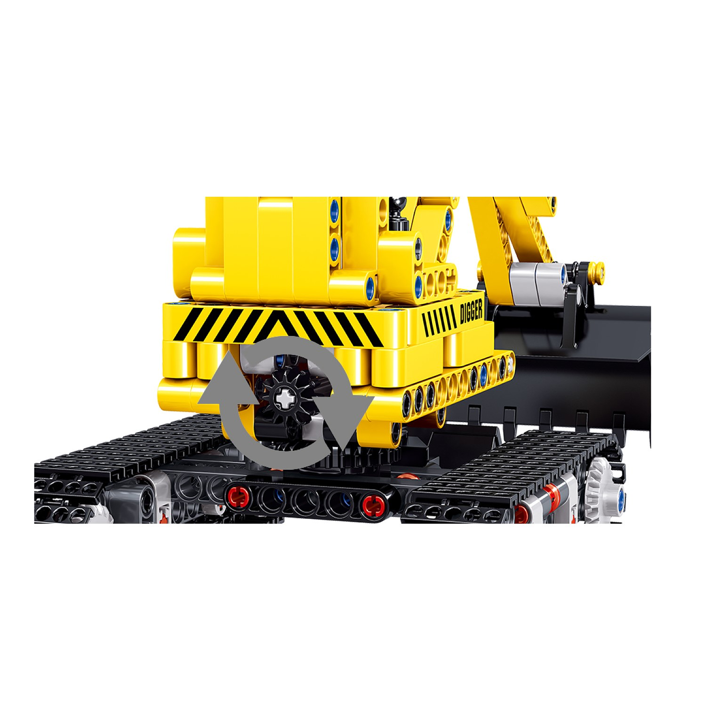 Set Bloques Armables Excavadora 310 Piezas DBG1440 3