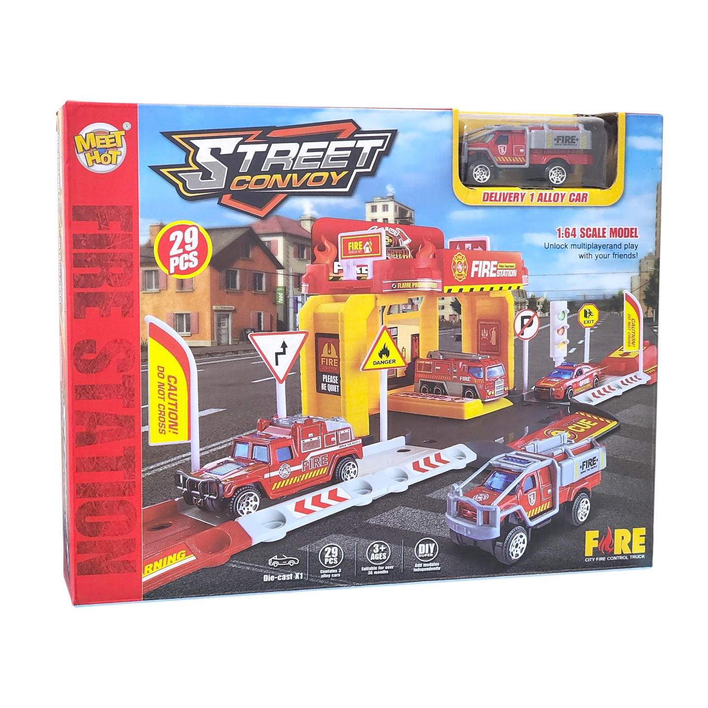 Set bloques Armables Estación de Bomberos 29 Pzs DBG1701 5