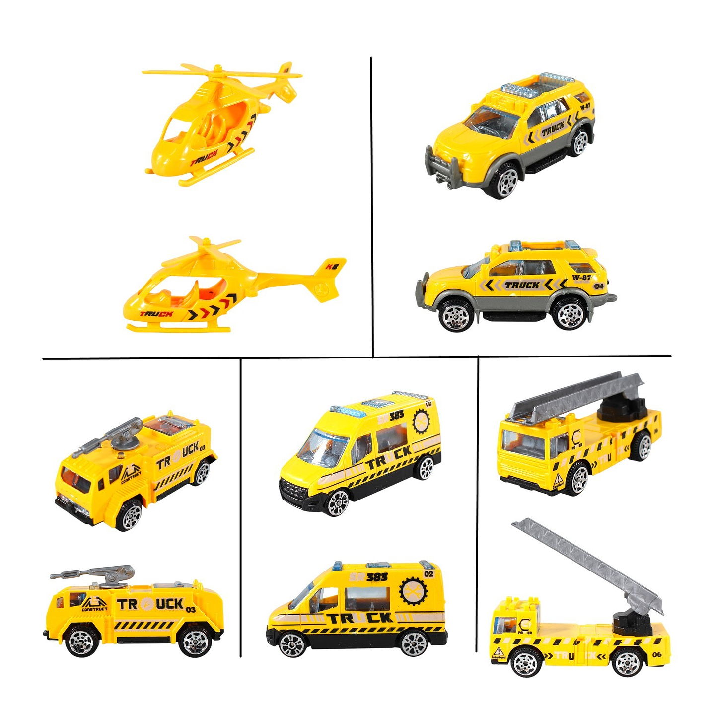 Set Armable Pista Autos 3 Niveles Estación Rescate DBG1702 4