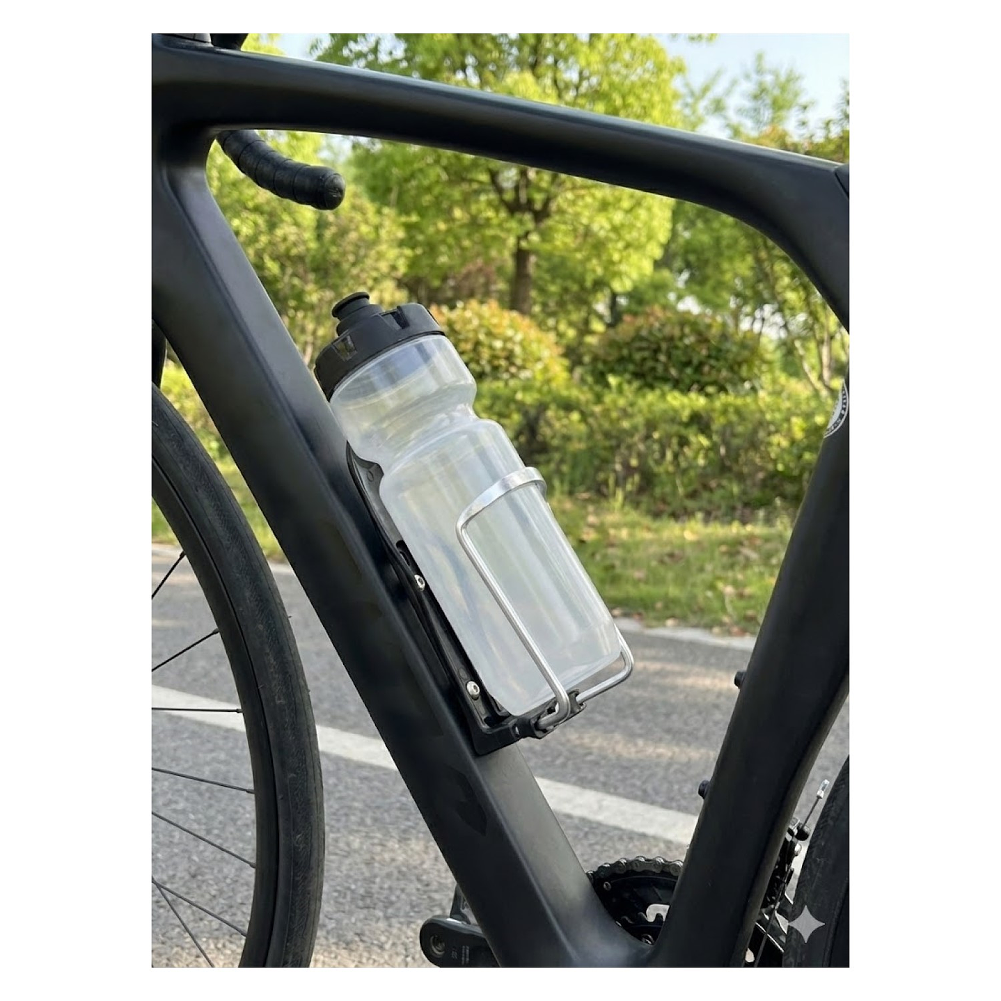 Soporte Porta Botella Ajustable para Bicicleta e18001 Plata 7