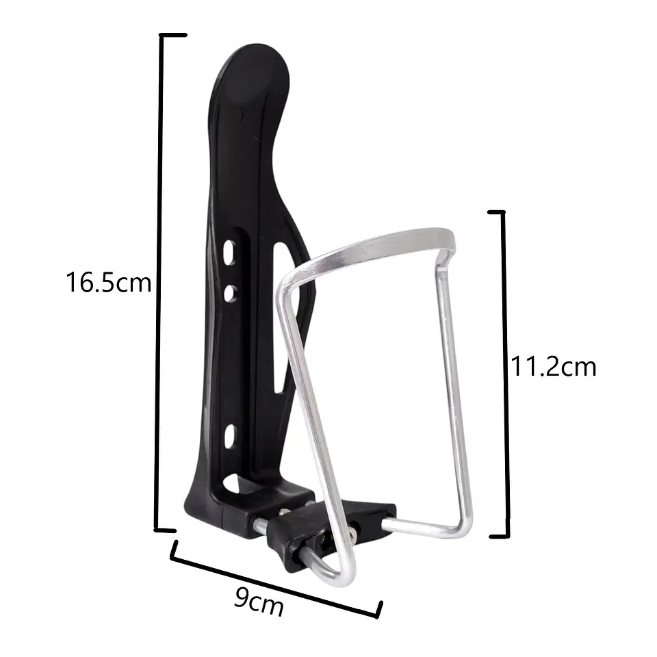 Soporte Porta Botella Ajustable para Bicicleta e18001 Plata 6