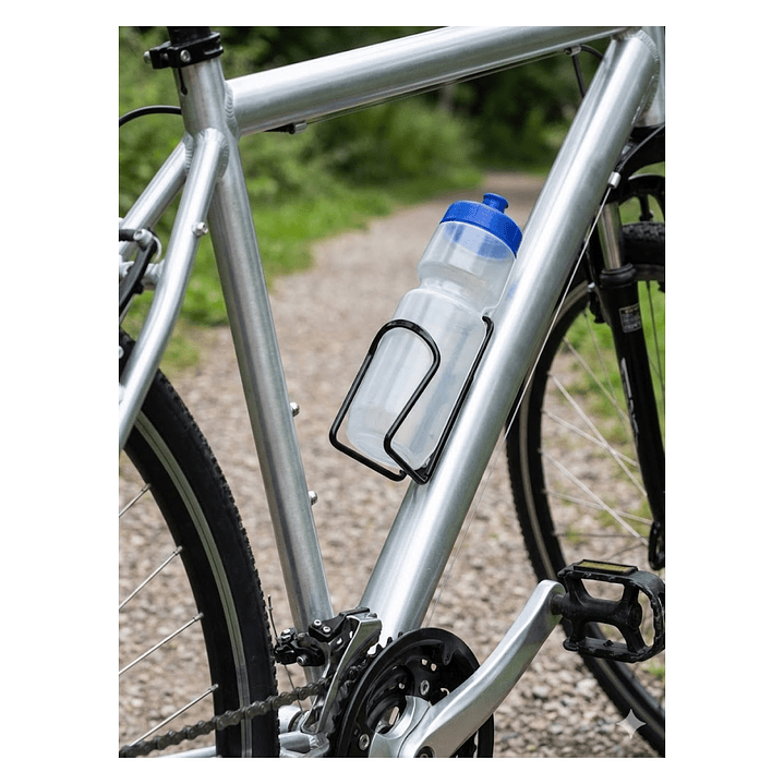Soporte Porta Botella para Bicicleta de Metal e18210 Negro 7
