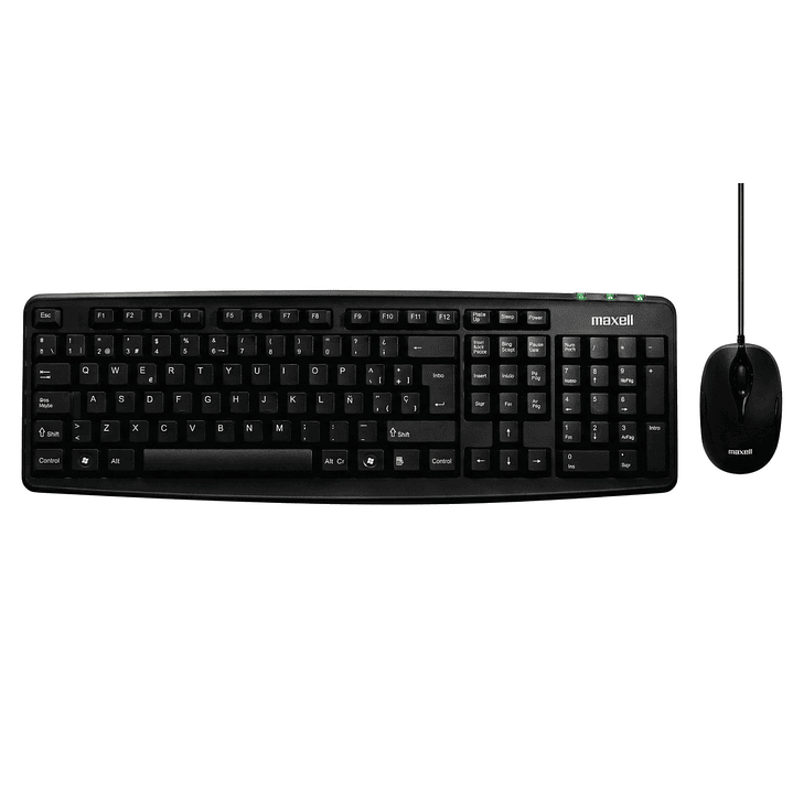 Kit Combo Teclado y Mouse USB Maxell WRKBC-10 1