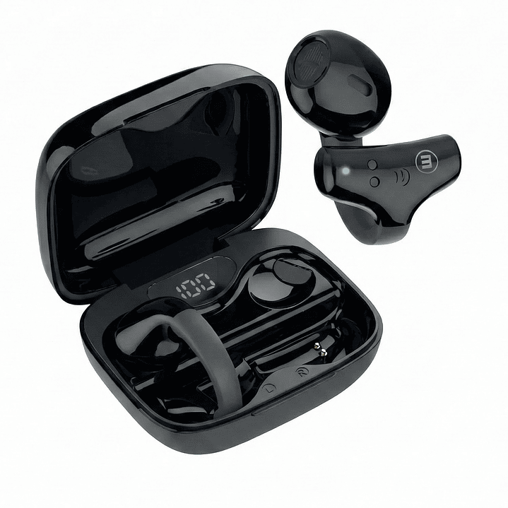 Audífonos Bt Maxell Ear Cuff Clip On Open-Ear TWS Negro 2