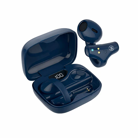 Audífonos Bt Maxell Ear Cuff Clip On Open-Ear TWS Azul