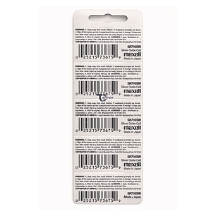 Pack 5 Pilas SR716SW (315) 1.55v Maxell Tipo Botón Holograma