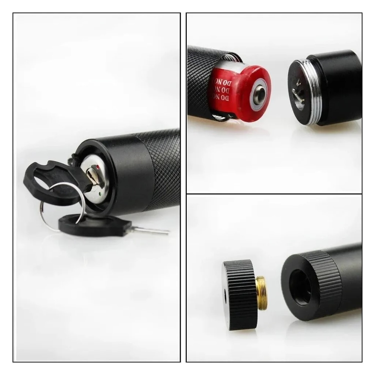 Puntero Láser Portátil Verde 532nm Con Bloqueo Por Llave 7