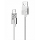 Cable USB-A a USB-C Philips DLC5031AW 1 mt Gris - Miniatura 1
