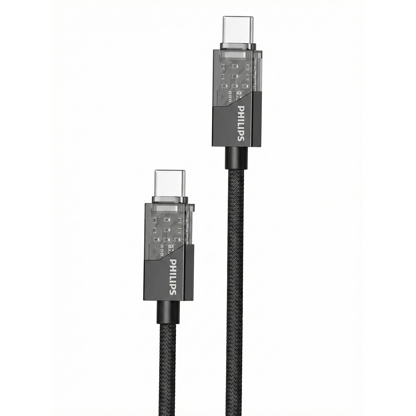 Cable USB-C a USB-C Philips 60w DLC5031CB 1 mt Negro 1