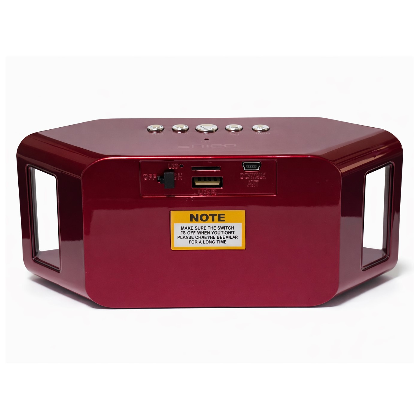 Parlante inalámbrico Portatil BT Rojo DBLUE DBS110 3