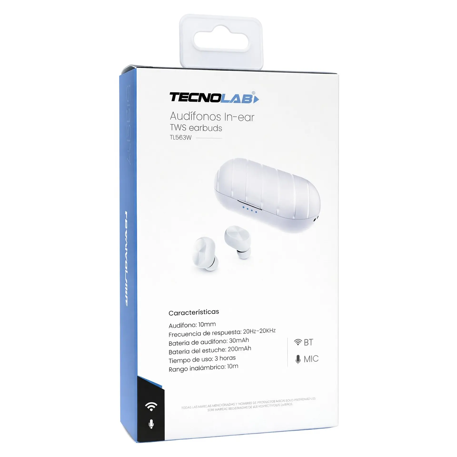 Audífonos Inalámbricos BT Tecnolab TL563BW 4