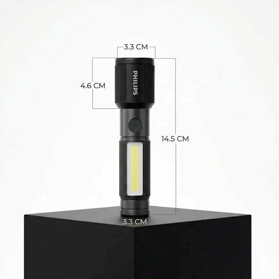 Linterna LED Recargable 330lm 7W SFL2153/56 Philips 7