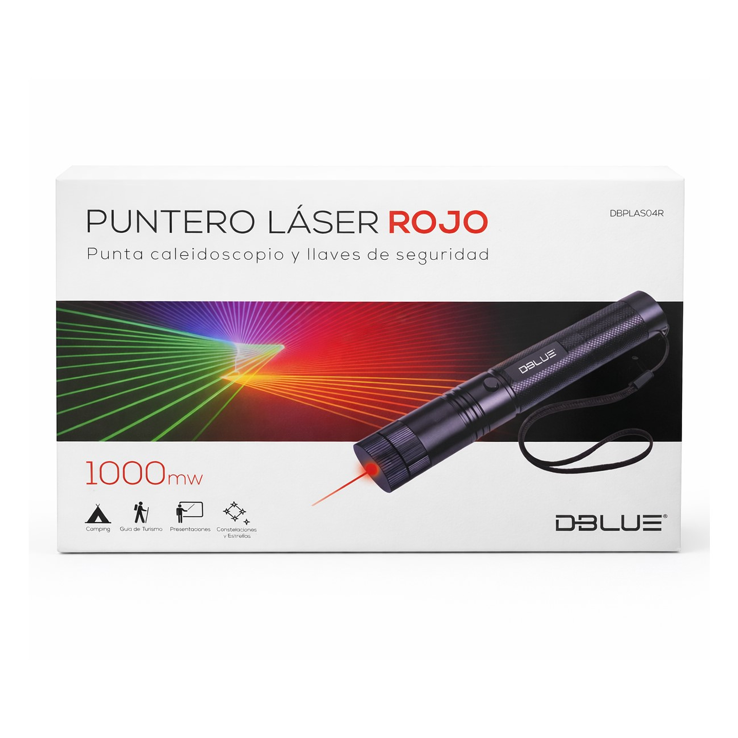 Kit Puntero Laser Rojo 1000mw con Batería y Cargador 4