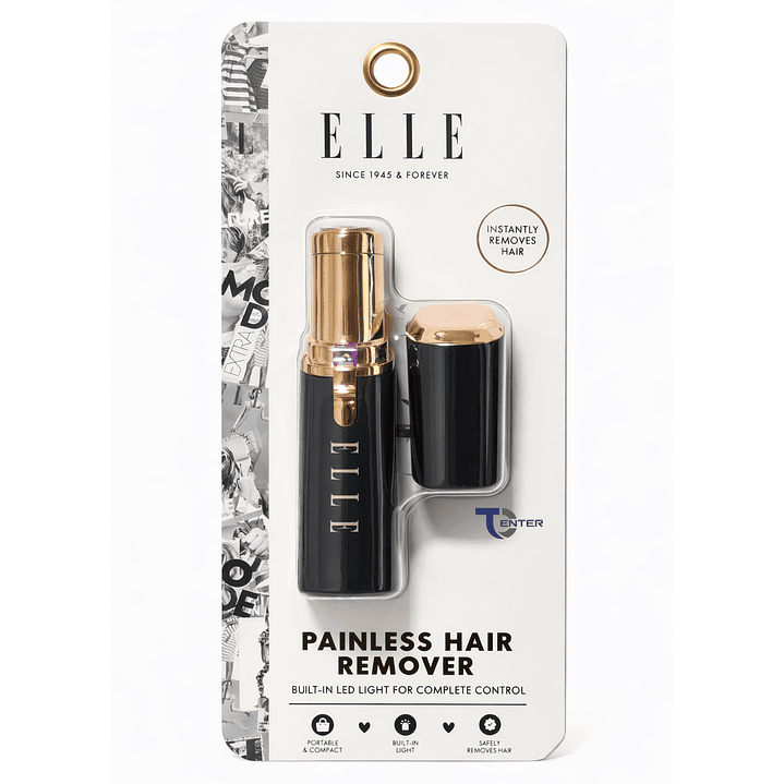 Depiladora de Vello Facial Sin Dolor Elle EL027 Negro 4