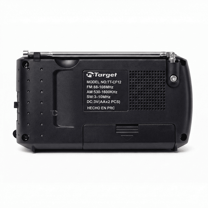 Radio Portátil Target TT-CF12 AM/FM/SW Compacta 3 Bandas 3