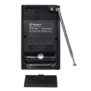 Radio Portátil Target TT-CF11 AM/FM Compacta 2 Bandas