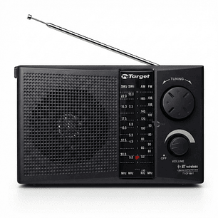 Radio Portátil BT Target TT-CF18BT 4 Bandas USB SD Recargable