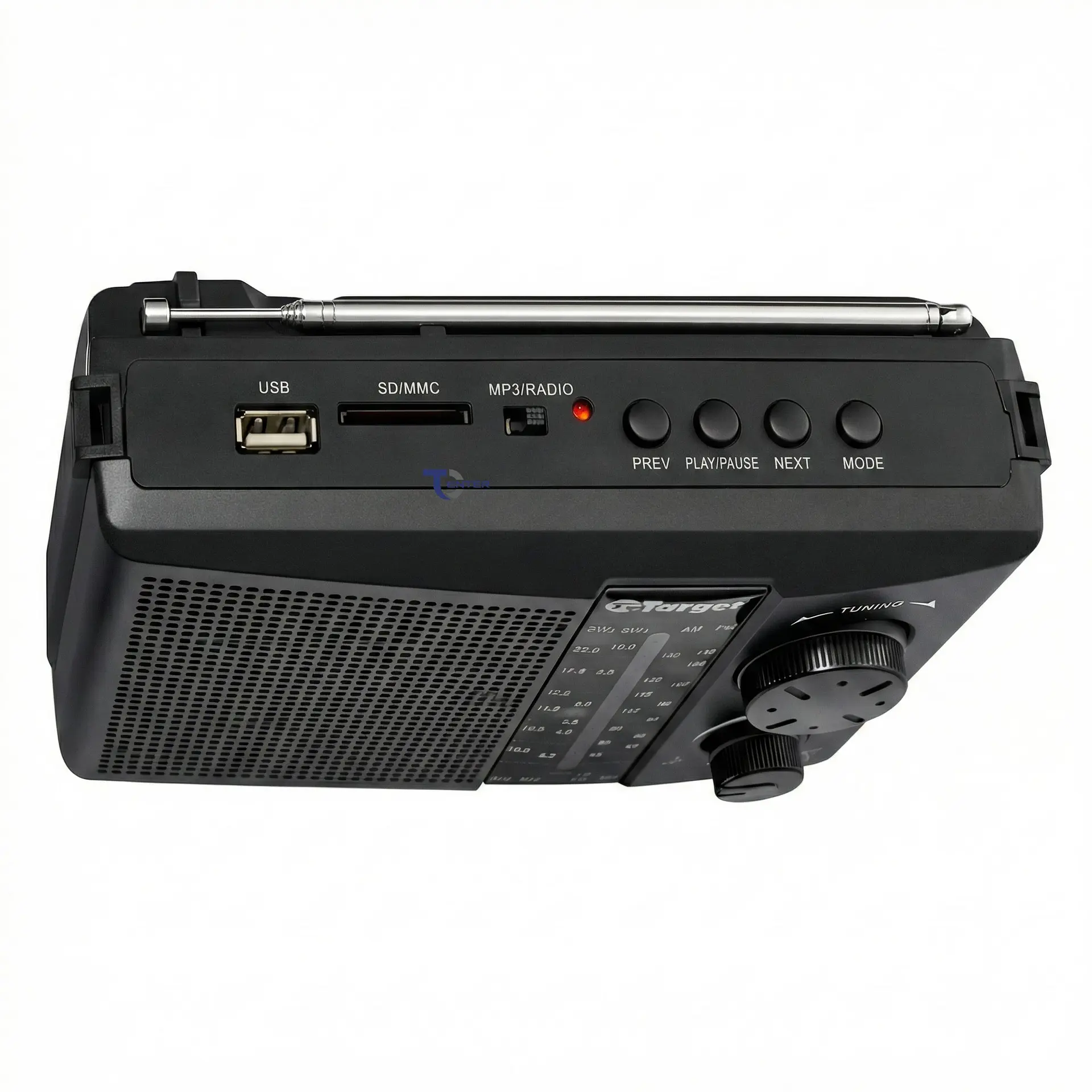 Radio Portátil BT Target TT-CF18BT 4 Bandas USB SD Recargable 5