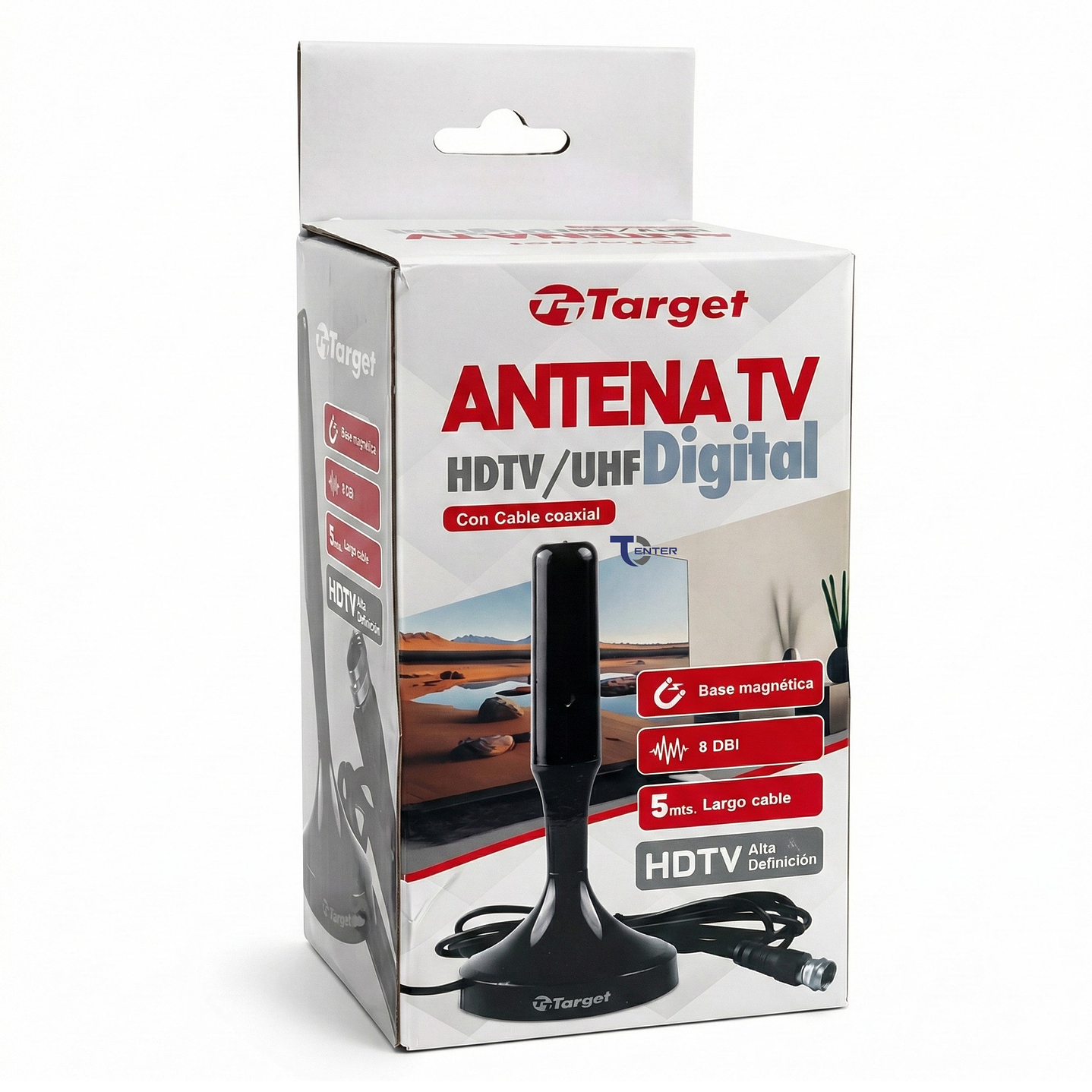 Antena TV HD Target HDTV Magnética TT-ADP6 8 Dbi TVD 5