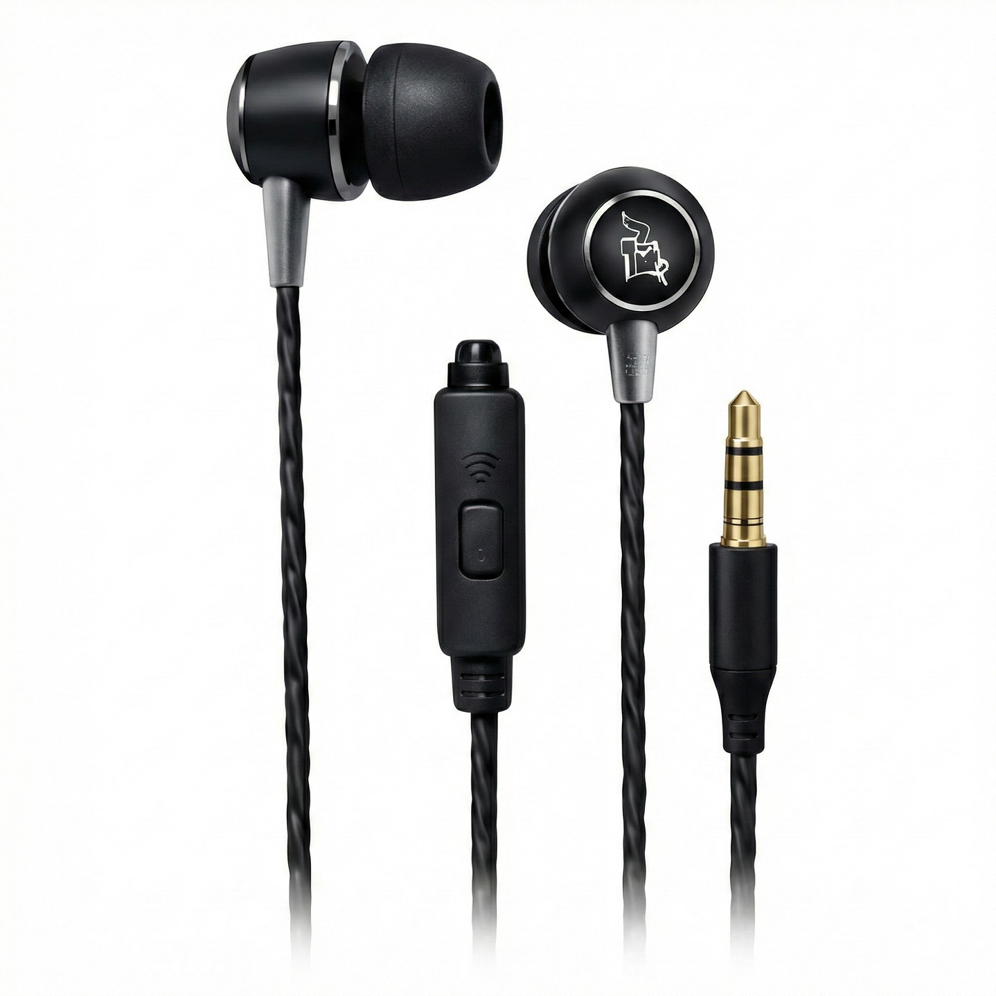 Audífonos Maxell Classic Buds con Mic CEB-B 3.5mm Metálicos 1