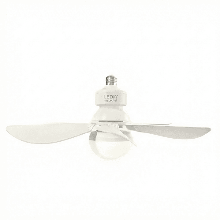 Lampara Con Ventilador LEDBY Macrotel e27 LB-VA60 1
