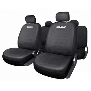 Fundas Cubre Asiento Sparco PVC Negro SPS404PVCBK