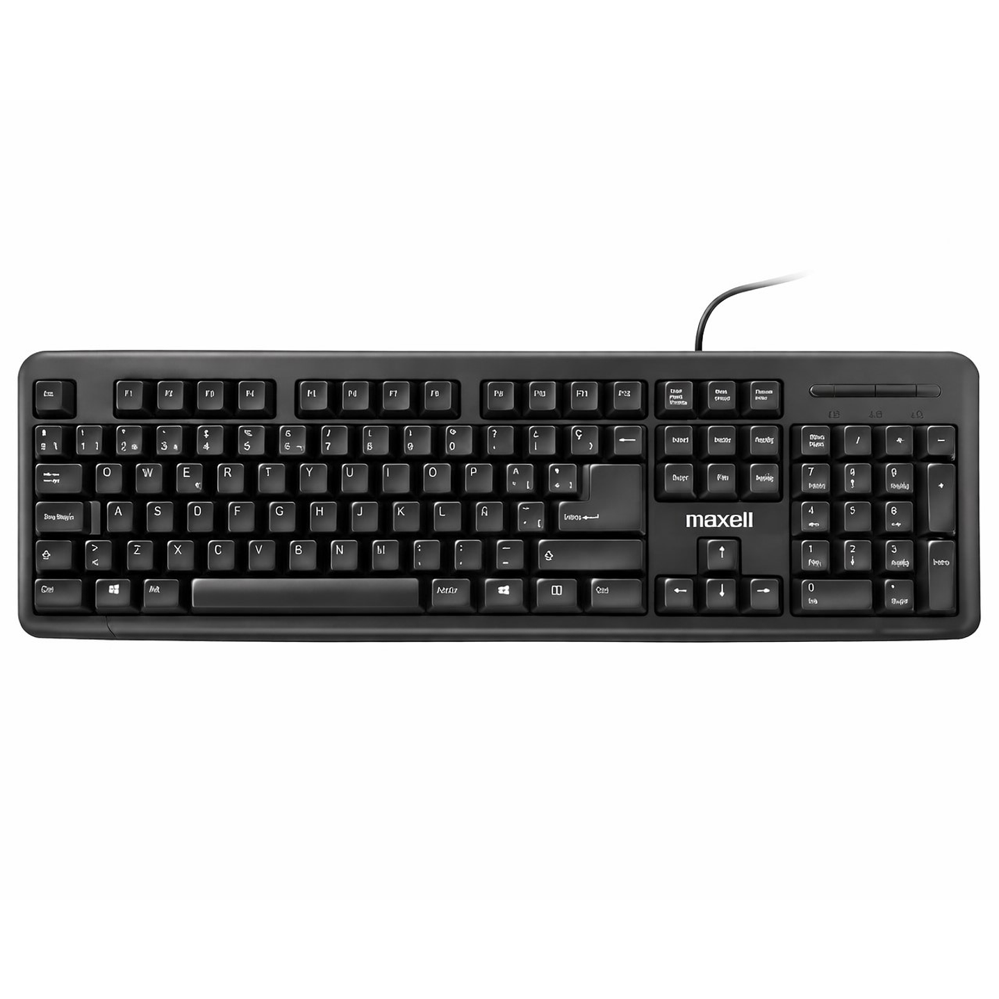 Teclado Básico Maxell KB-90 Conector Usb Negro 1