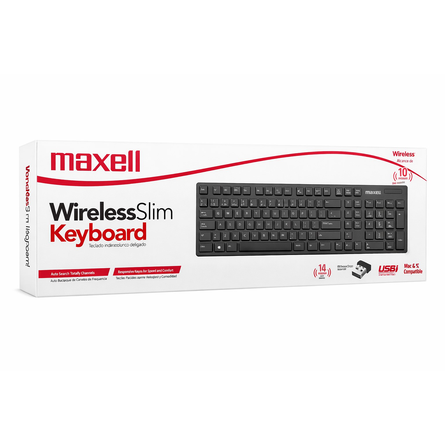 Teclado Inalámbrico Maxell Slim Multifuncional WKB-20 3