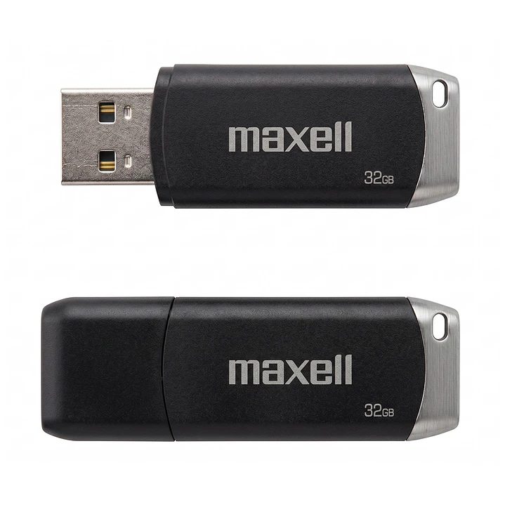 Pendrive Maxell 32Gb USBPD 2.0 Gris 1