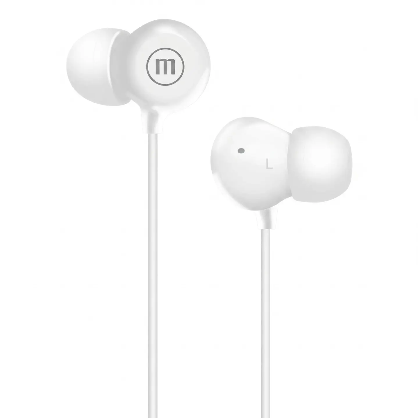 Audífonos Maxell INBAX USB-C Con Mic In Ear Tipo C Blanco 2