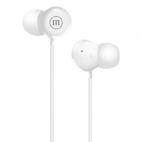 Audífonos Maxell INBAX USB-C Con Mic In Ear Tipo C Blanco