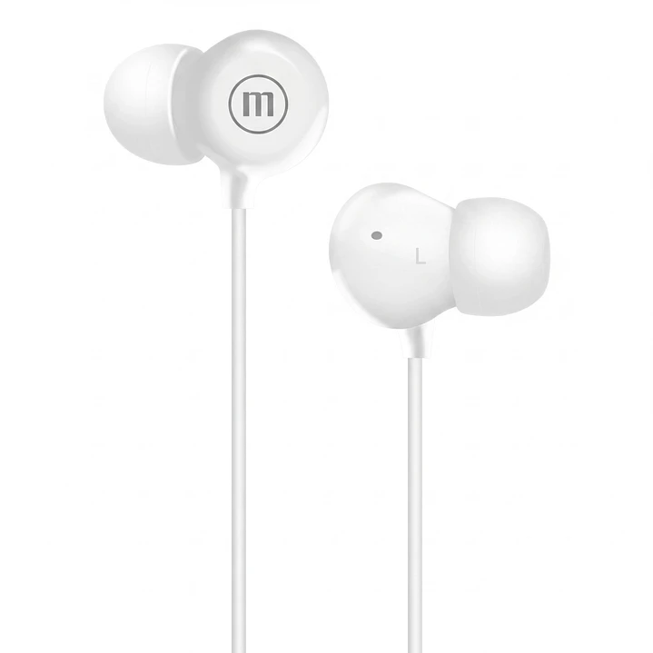 Audífonos Maxell INBAX USB-C Con Mic In Ear Tipo C Blanco 2