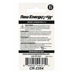 Pila Unitaria CR2354 New Energy 3v Litio