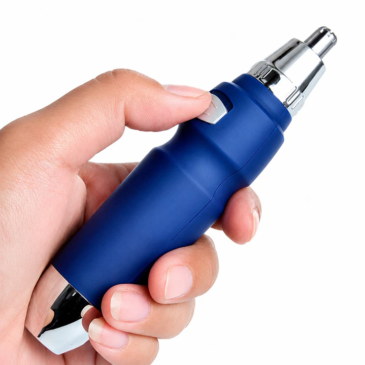 Maquina Depiladora Nasal Cortadora De Pelos Nariz Orejas Azul 6