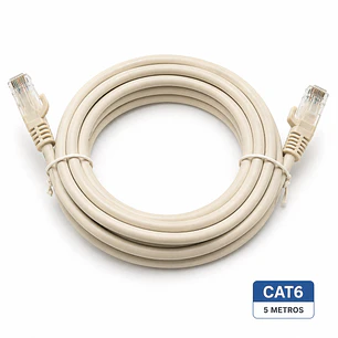 Cable de Red Target 5 mts Patch Cord UTP Cat 6