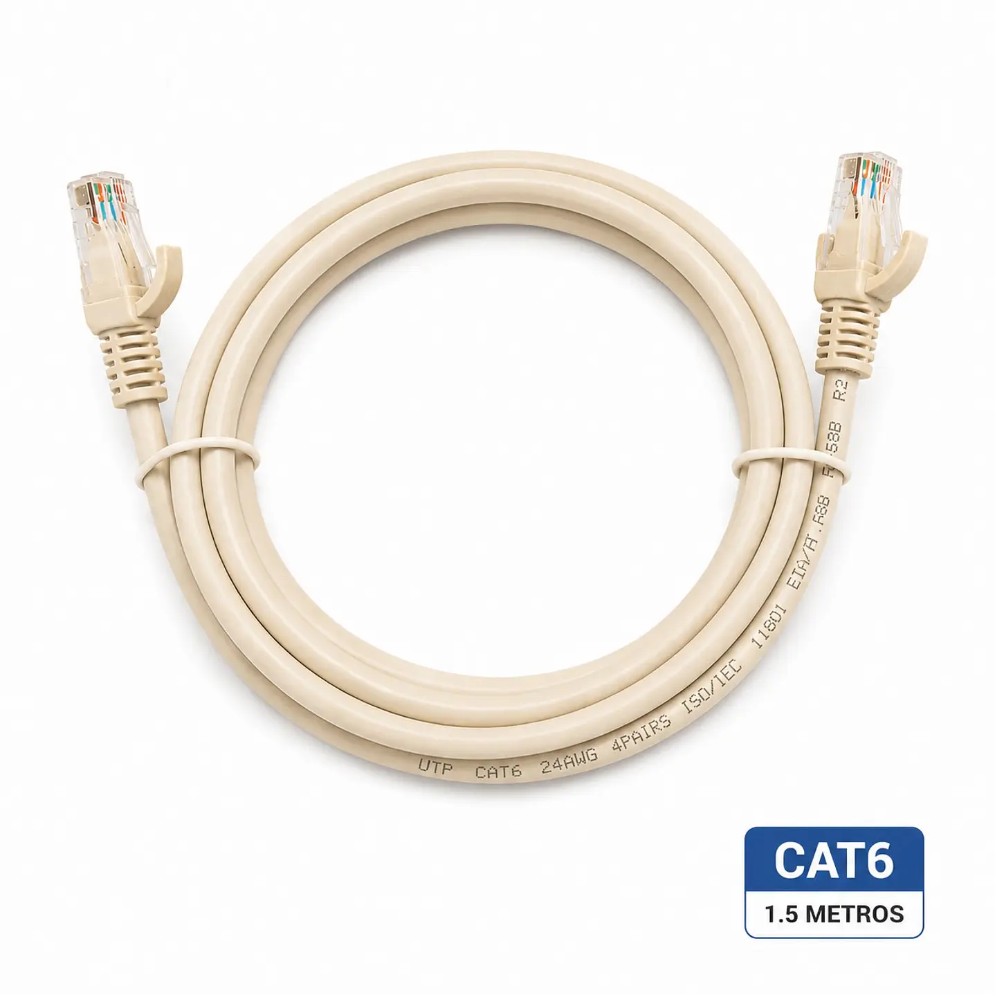 Cable de Red Target 1.5 mts Patch Cord UTP Cat 6 2