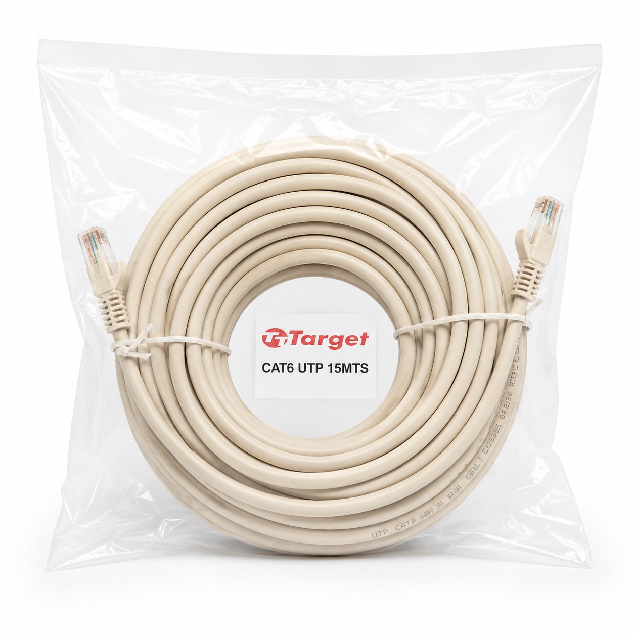 Cable de Red Target 15 mts Patch Cord UTP Cat 6