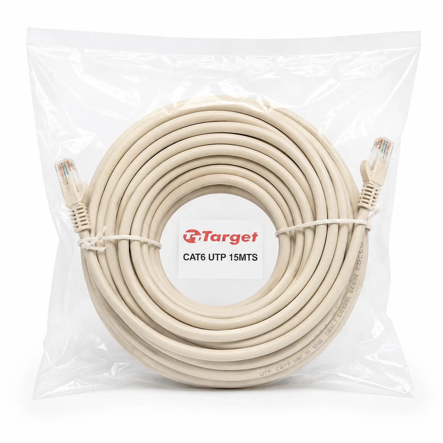 Cable de Red Target 15 mts Patch Cord UTP Cat 6 1