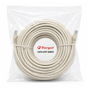Cable de Red Target 30 mts Patch Cord UTP Cat 6