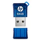 Pendrive USB 2.0 Hp v165w Mini Con Tapa Azul - Miniatura 4