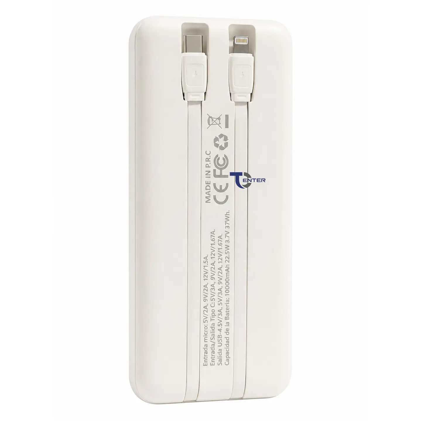 Batería Portátil Powerbank 10.000 Tecnolab 22.5w TL538W 2