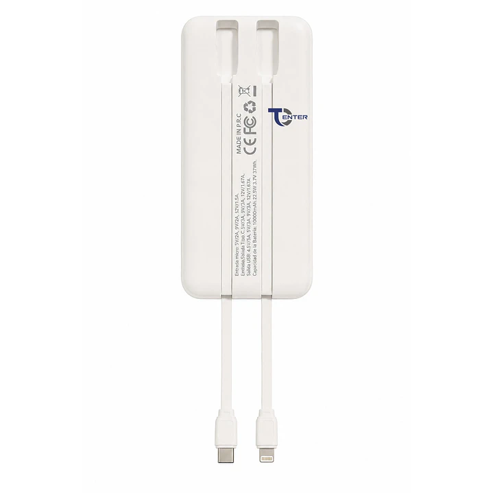 Batería Portátil Powerbank 10.000 Tecnolab 22.5w TL538W 4
