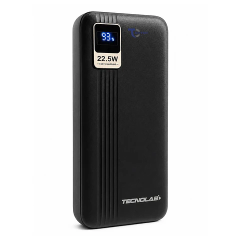 Batería Portátil Powerbank 20.000 Tecnolab 22.5w TL539BK