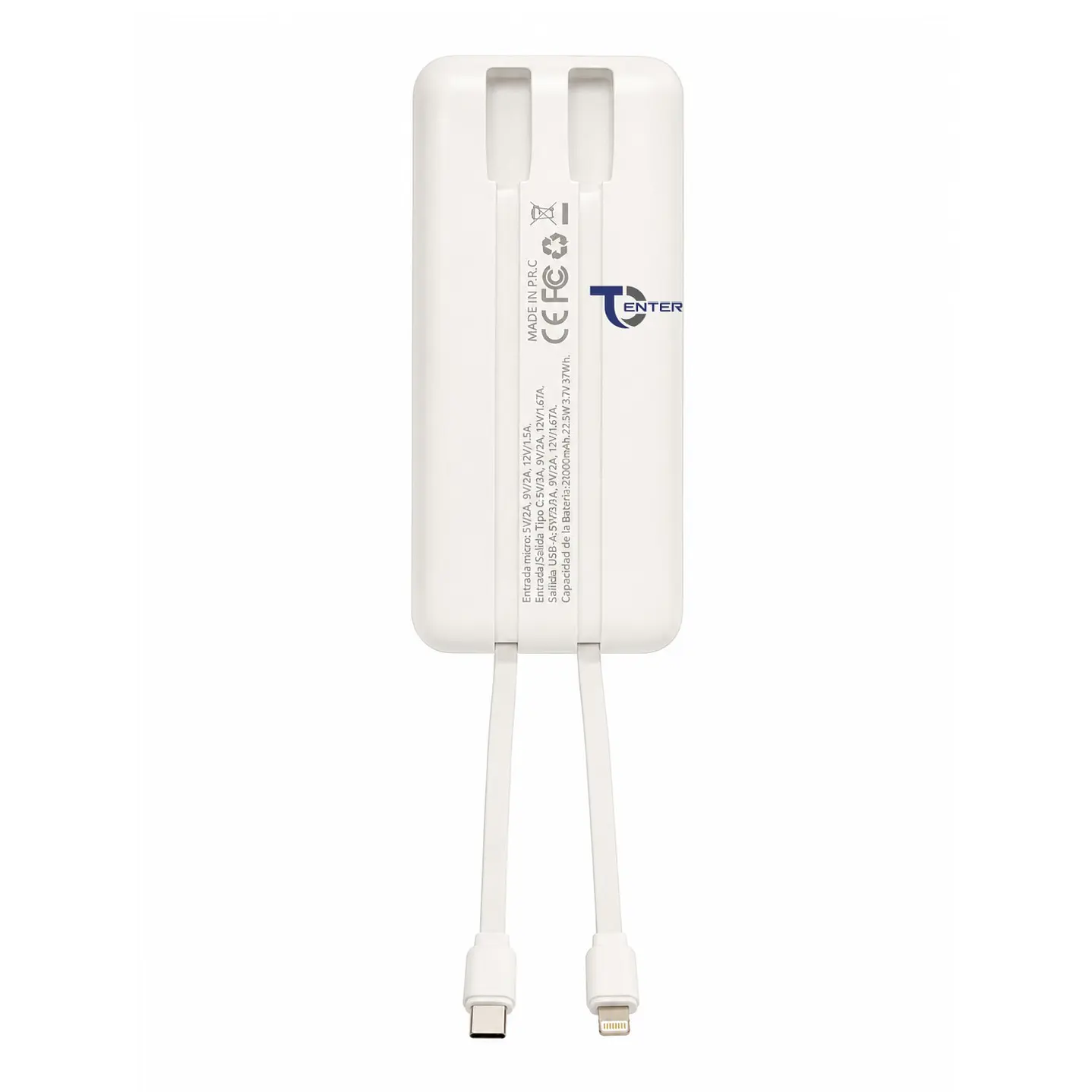 Batería Portátil Powerbank 20.000 Tecnolab 22.5w TL539W 3
